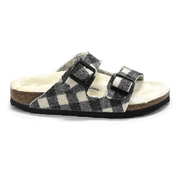 Men Birkenstock Arizona Wool Adjustable Slide Sandals Wool Lining NEW 11 US 44EU - Picture 4 of 4